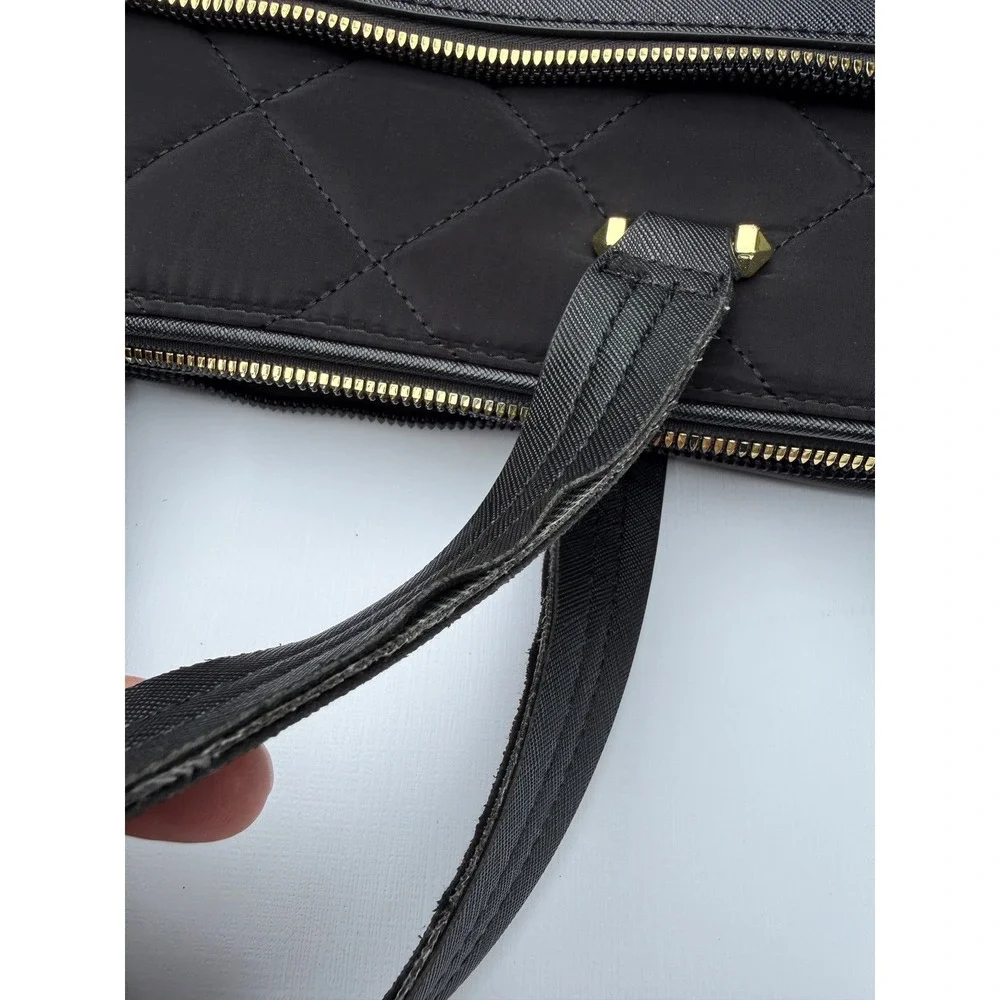 Steve Madden Laptop Bag‎ Women Large Black Quilted Work Travel Professional Bag
